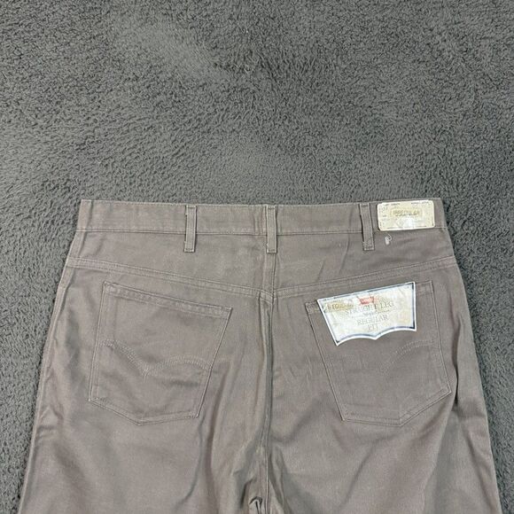 Vintage Levis 509 Jeans Mens 38x30 Gray Straight Leg Regular Fit Made USA 80s - Picture 7 of 16